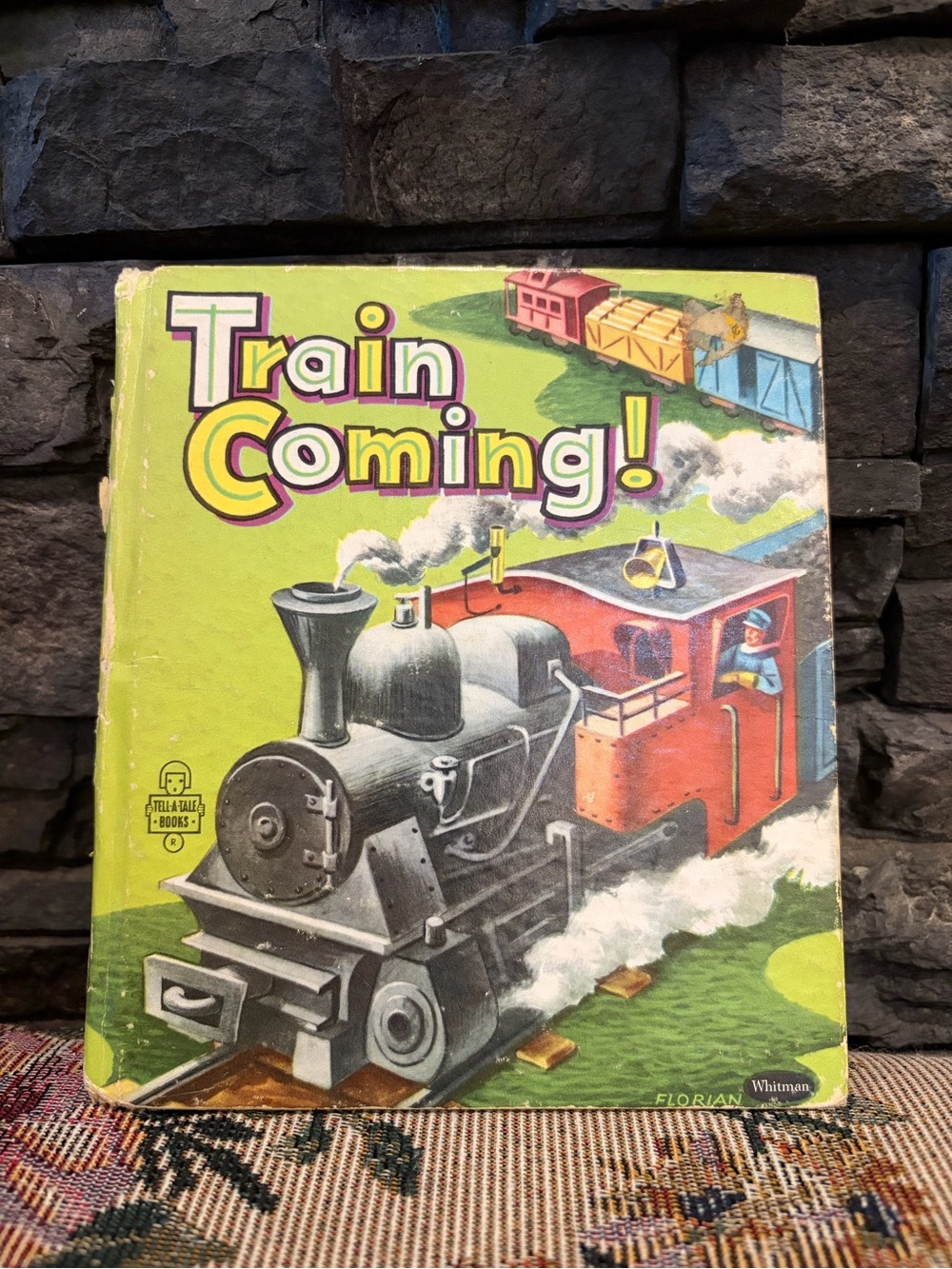 Vintage Whitman Tell-A-Tale Books Train Coming!